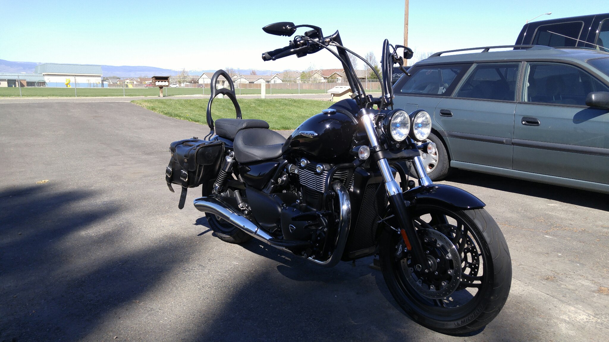 triumph thunderbird storm custom